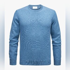 Scotch & Soda Men's Heather Blue Crewneck Sweater